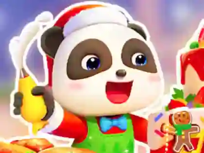 بازی Jigsaw Puzzle: Baby Panda Christmas Chef آنلاین