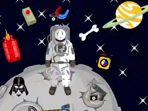 بازی Stickman in Space آنلاین