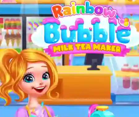 بازی Rainbow Bubble Milk Tea Maker آنلاین
