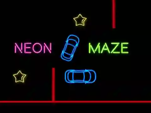 بازی Neon Car Maze آنلاین