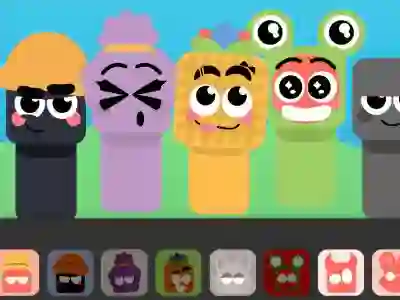 بازی Sprunbox: The Qoobies آنلاین
