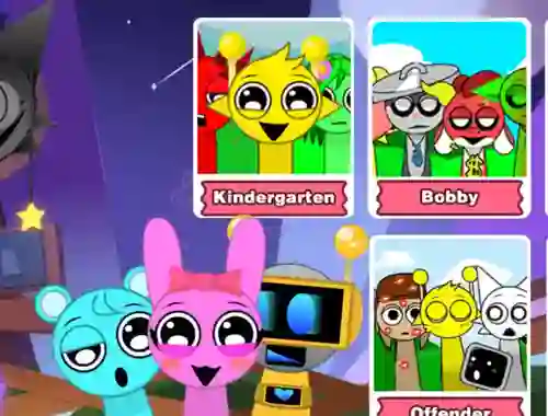بازی Incredibox Party Frozen Sprunki Beat آنلاین