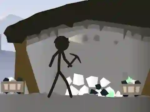 بازی Stickman Mining Simulator آنلاین
