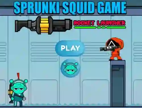 بازی Sprunki Squid Game Rocket Launcher آنلاین