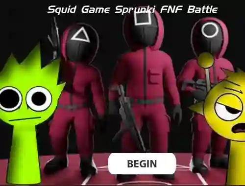 بازی Squid Game Sprunki Fnf Battle آنلاین