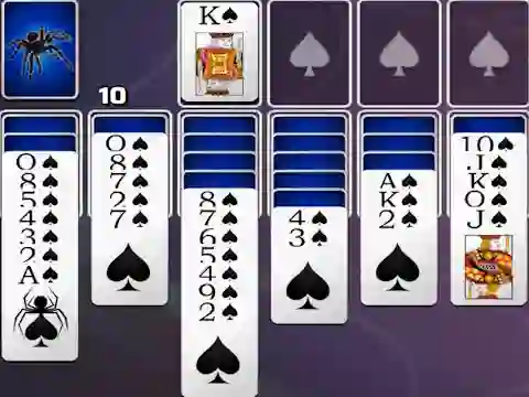 بازی Spades Spider Solitaire آنلاین