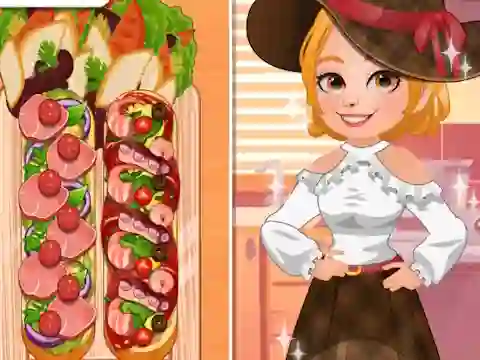 بازی Roxie's Kitchen French Bread Pizza آنلاین