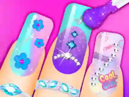 بازی Coloring Book: Nail Art آنلاین