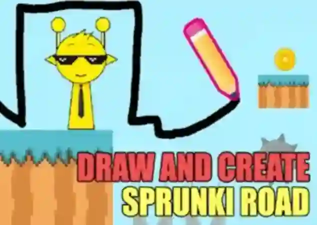بازی Draw And Create Sprunki Road آنلاین