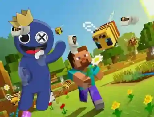 بازی Rainbow Friends Minecraft Hidden Skibidi آنلاین