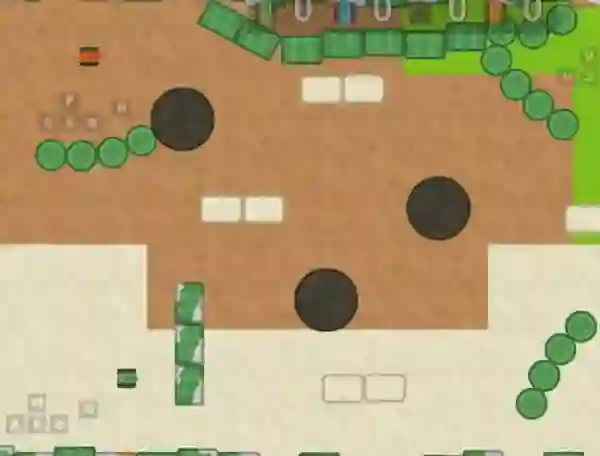 بازی 1 2 3 4 Player Tank Game 2D آنلاین