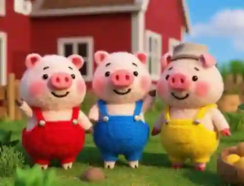 بازی Find The Differences: The 3 Little Pigs آنلاین