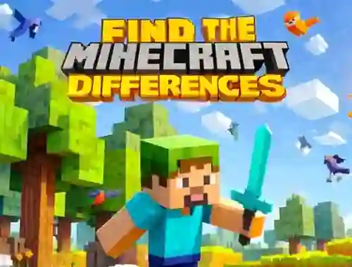 بازی Find The Differences: Minecraft آنلاین