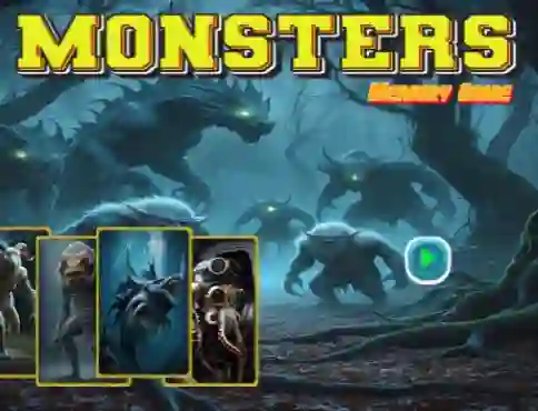 بازی Monsters Memory Game آنلاین
