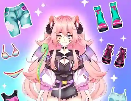 بازی Anime Dress Up Moe آنلاین