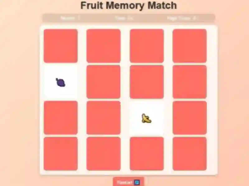بازی Fruit Memory Match آنلاین