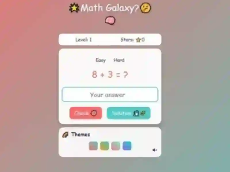 بازی Math Galaxy آنلاین