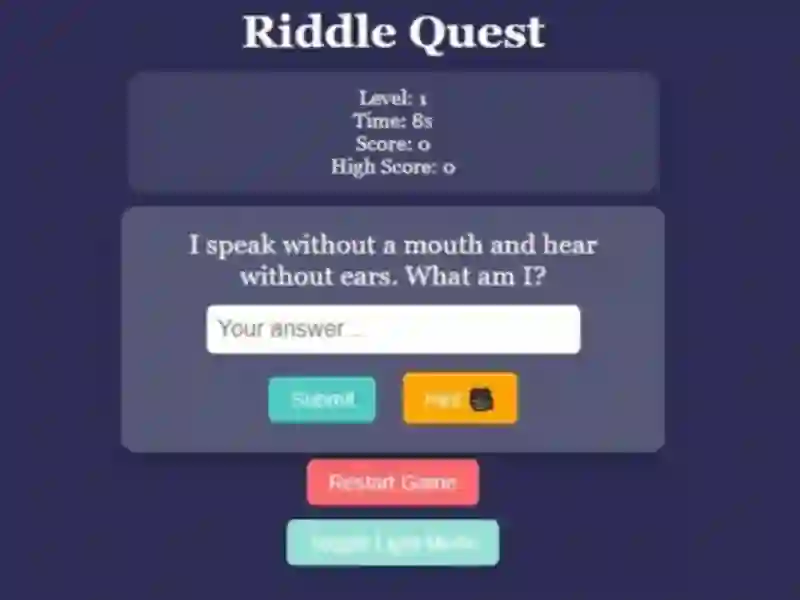 بازی Riddle Quest Brain Teaser آنلاین