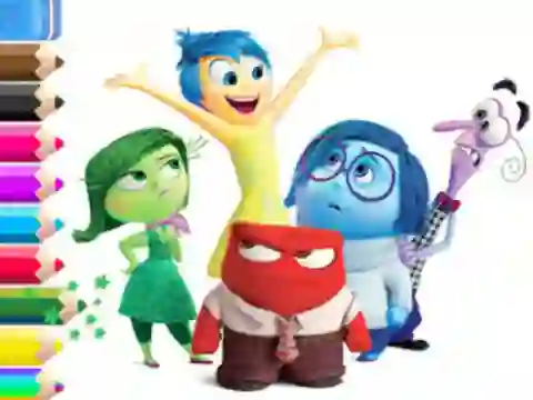 بازی Coloring Book: Inside Out آنلاین