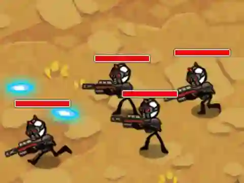 بازی Stickman Warfare آنلاین