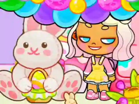 بازی Jigsaw Puzzle: Avatar World Easter Party آنلاین