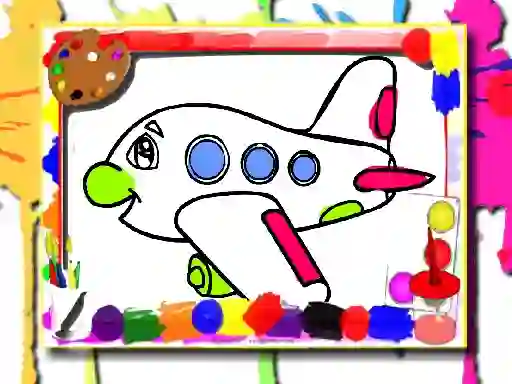 بازی Airplane Coloring Book آنلاین