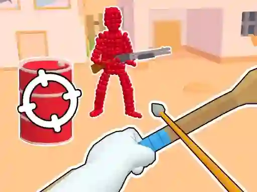 بازی Stickman Archer: Shooting Arrows at Reds آنلاین
