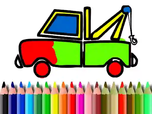 بازی Back To School: Truck Coloring آنلاین
