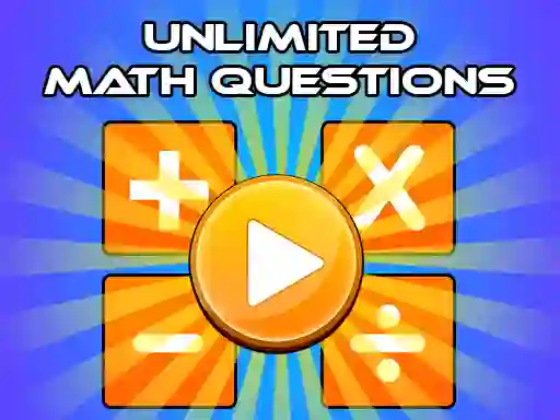 بازی Unlimited Math Questions آنلاین