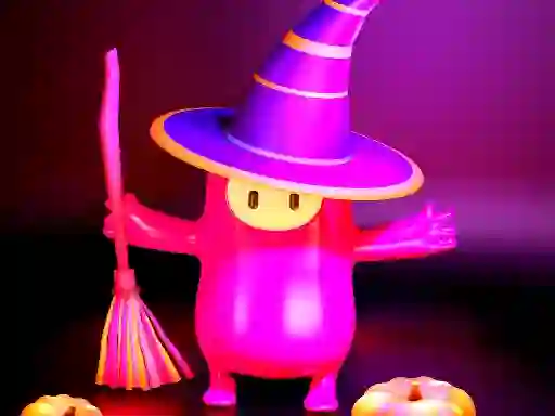بازی Fall Guys Halloween Puzzle آنلاین