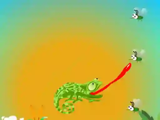 بازی Chameleon Want Eat آنلاین