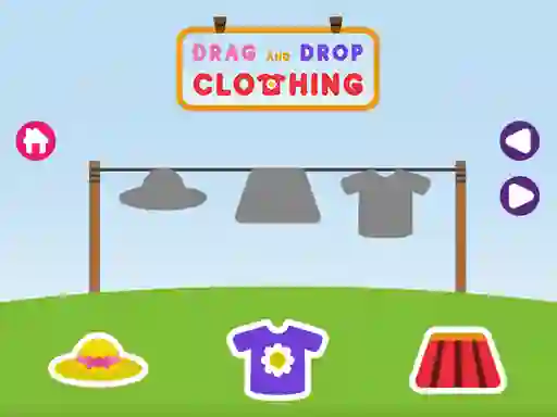 بازی Drag and Drop Clothing آنلاین