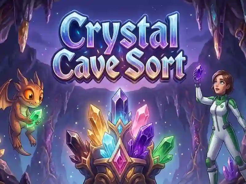 بازی Crystal Cave Sort آنلاین