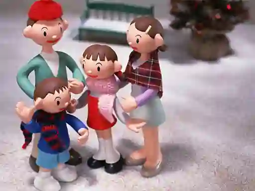 بازی Christmas Clay Doll Puzzle آنلاین