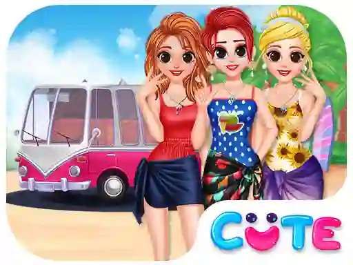 بازی Besties Summer Vacation آنلاین