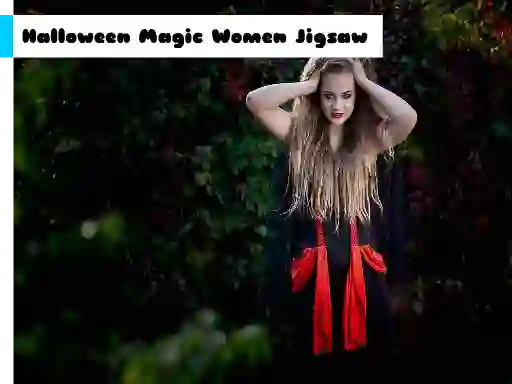 بازی Halloween Magic Women Jigsaw آنلاین