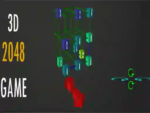 بازی 2048 - 3D آنلاین