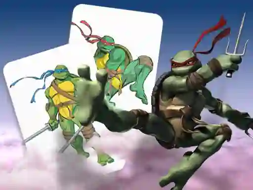 بازی Ninja Turtles Memory card Match آنلاین