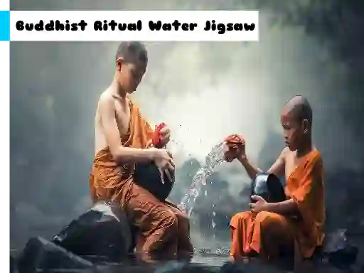 بازی Buddhist Ritual Water Jigsaw آنلاین