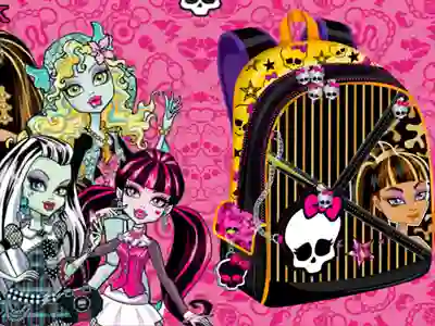 بازی Monster High Backpack Design آنلاین