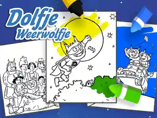 بازی Coloring Alfie The Werewolf آنلاین