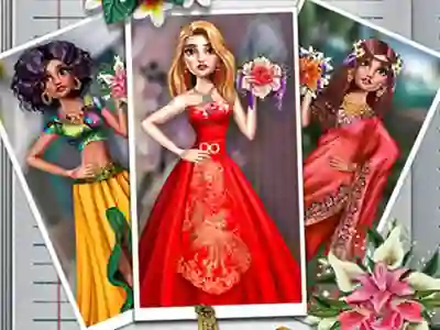 بازی Exotic Wedding Looks آنلاین