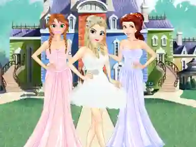 بازی Girls Ball Dress up آنلاین