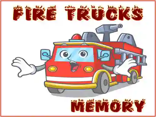 بازی Fire Trucks Memory آنلاین