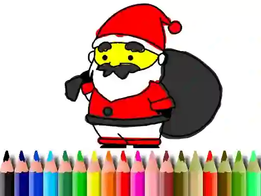 بازی Back To School: Santa Claus Coloring آنلاین