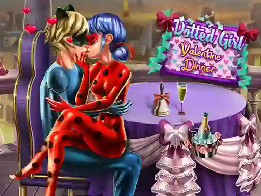 بازی Dotted Girl Valentine Dinner آنلاین