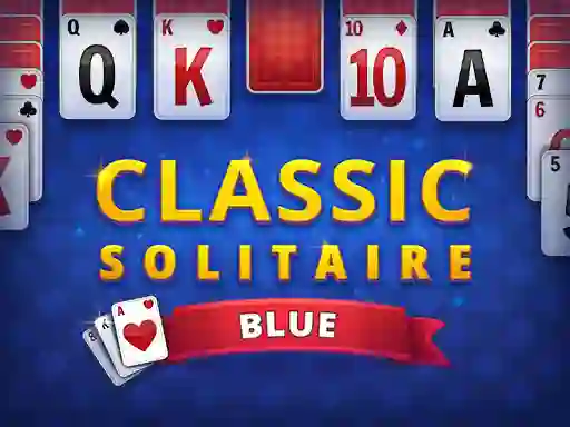 بازی Classic Solitaire Blue آنلاین