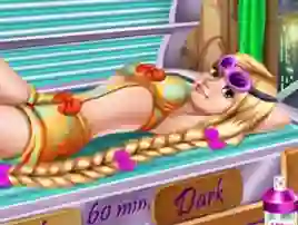 بازی Goldie Princess Tanning آنلاین