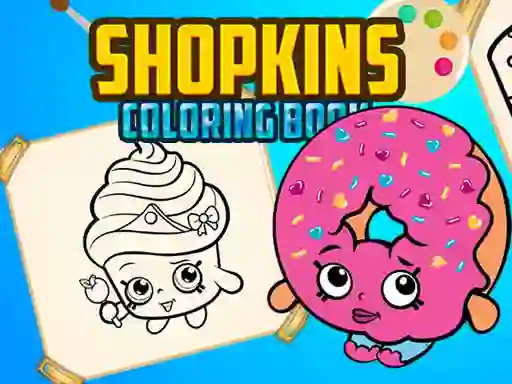 بازی Shopkins Coloring Book آنلاین