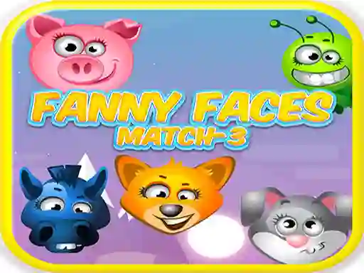 بازی Funny Faces Match-3 آنلاین